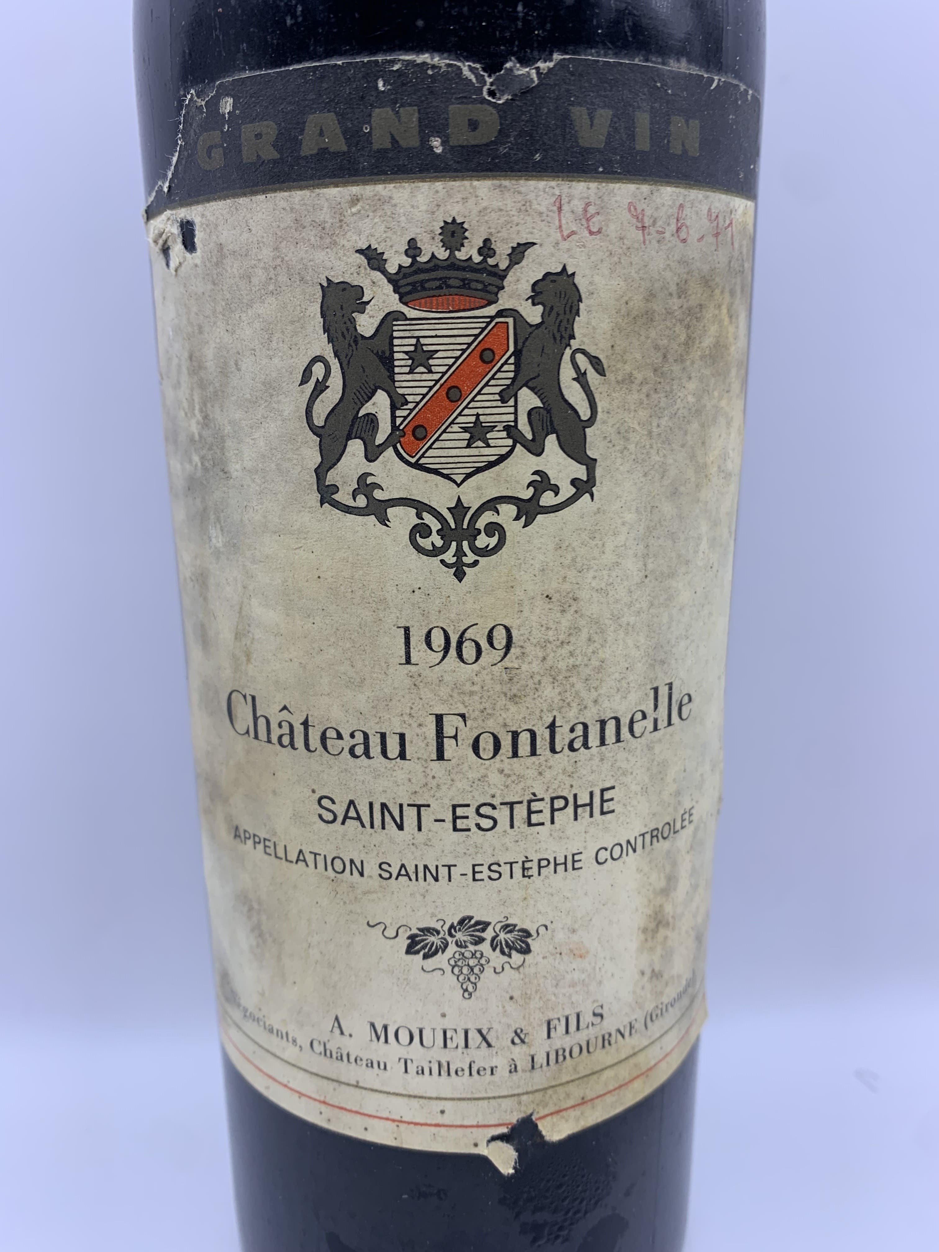 Chateau Canteloup 1964 Saint-Estephe