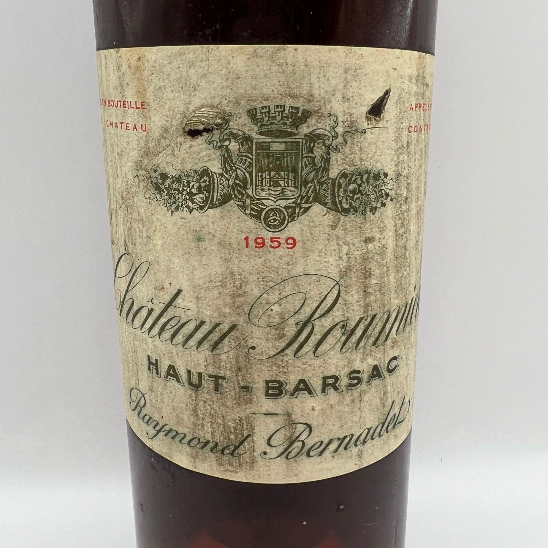Le Château Roumieu 1959 - Haut-Barsac