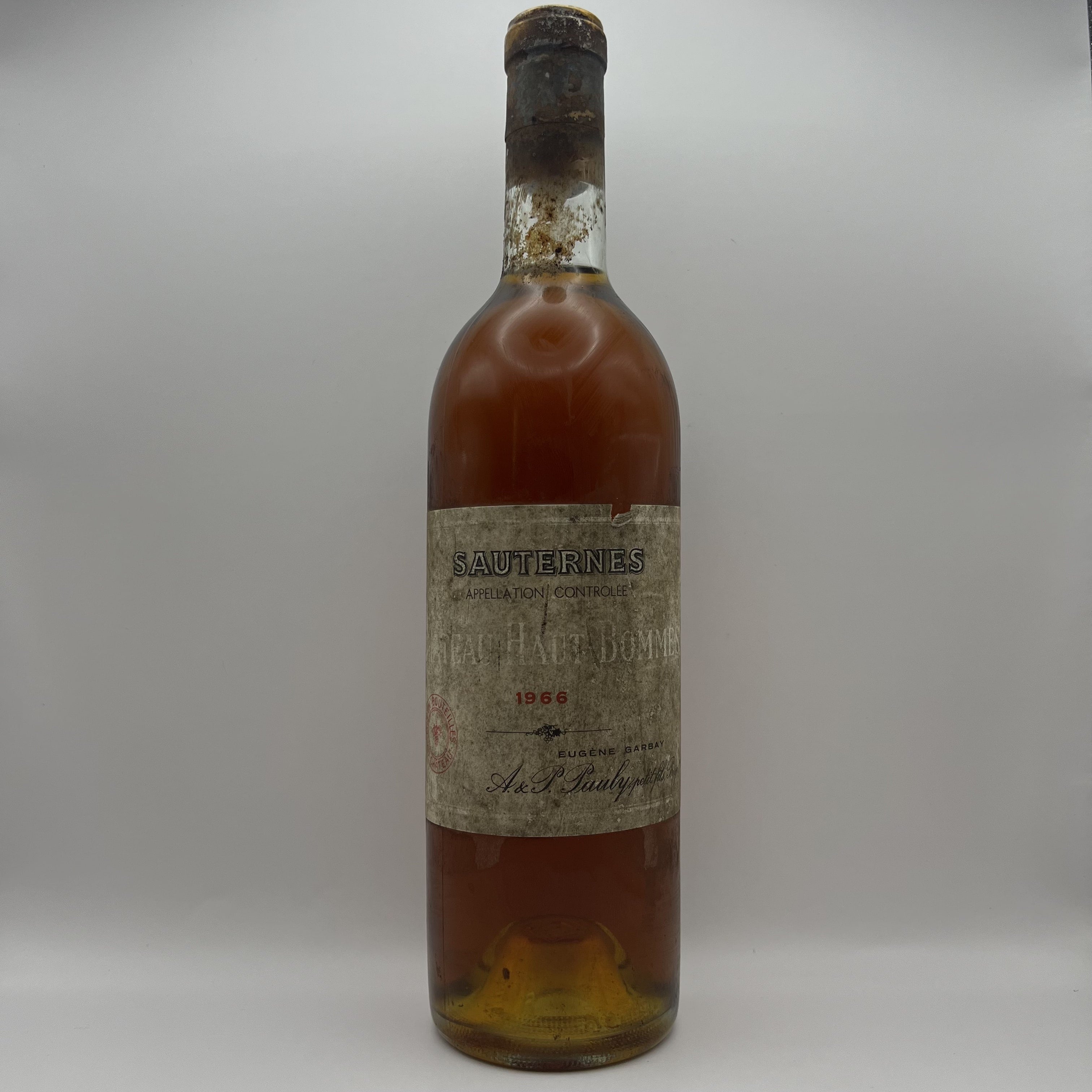 Château Haut-Bommes 1966 Sauternes