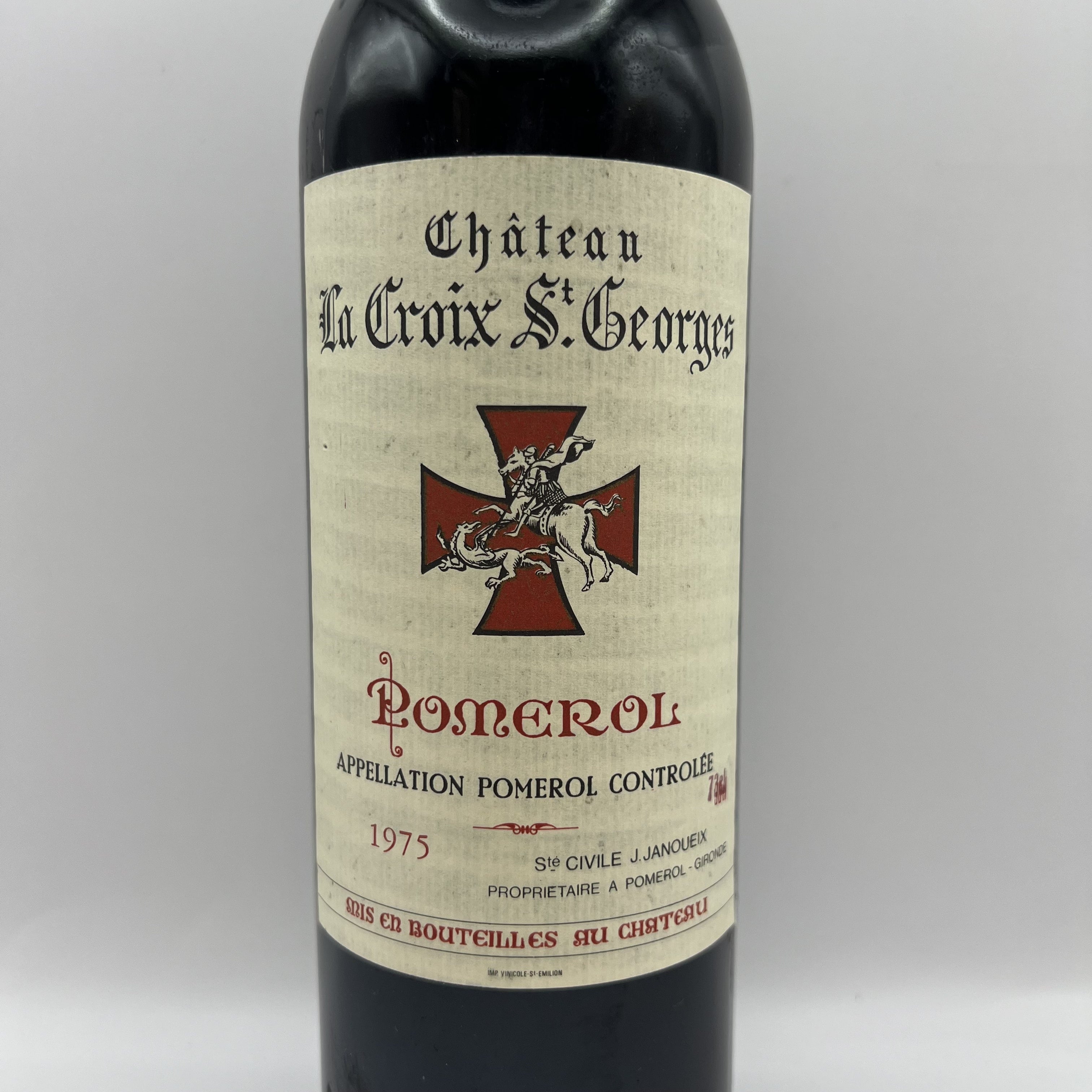 Chateau La Croix St Georges 1975 Pomerol