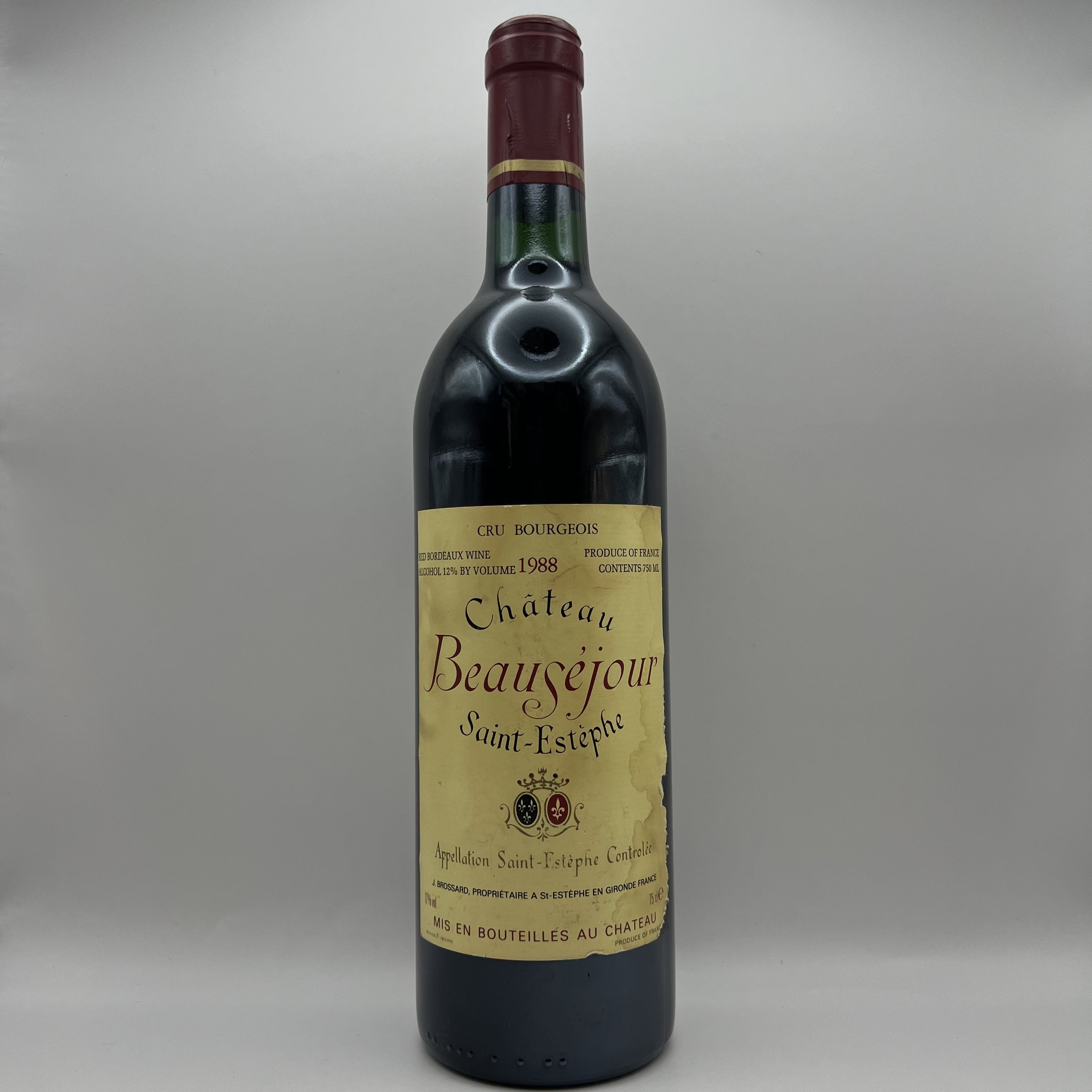 Chateau Beausejour 1988 Saint-Estephe