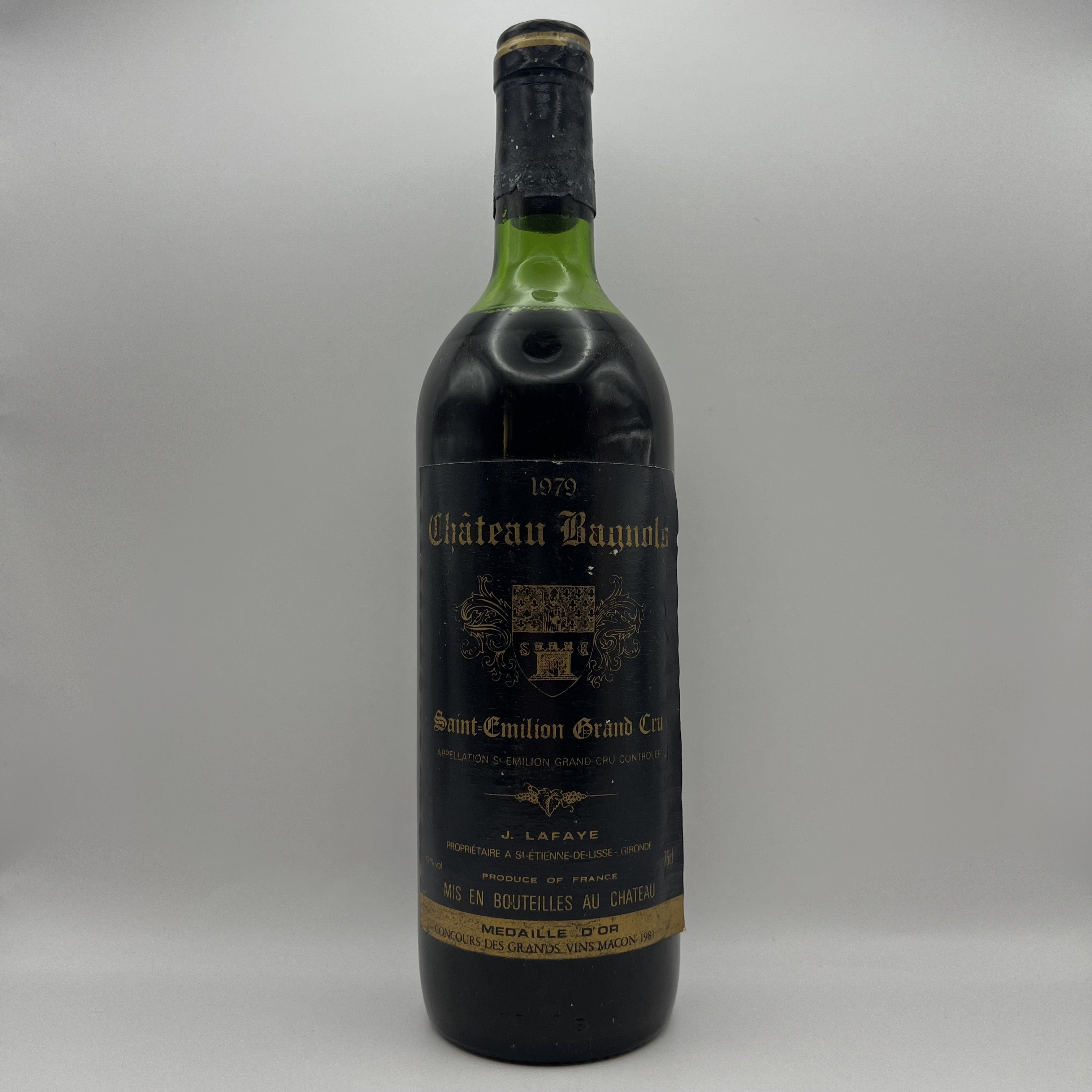 Château Bagnols 1979 Saint-Emilion Grand Cru