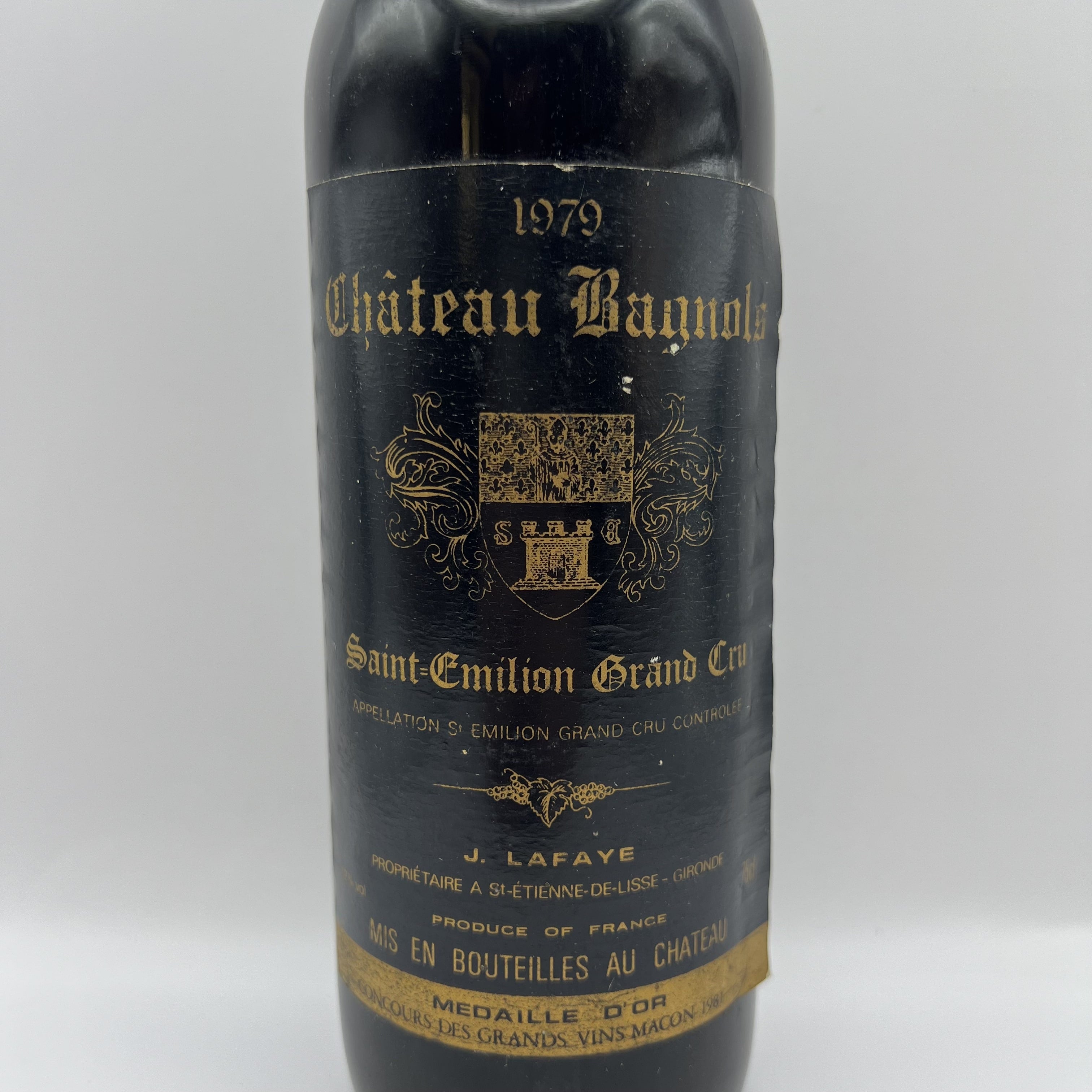 Château Bagnols 1979 Saint-Emilion Grand Cru