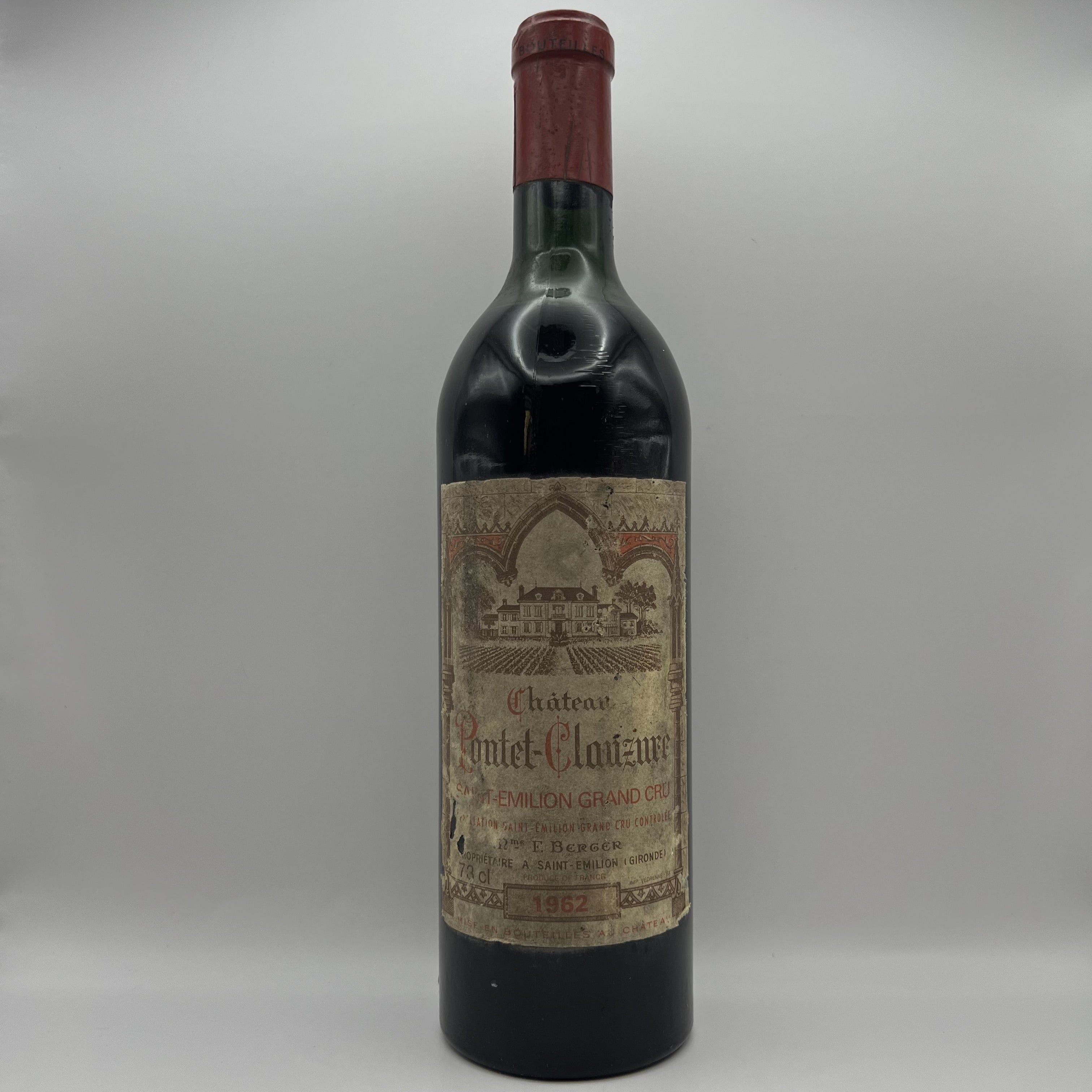 Château Pontet-Clauzure 1962 Saint-Émilion Grand Cru