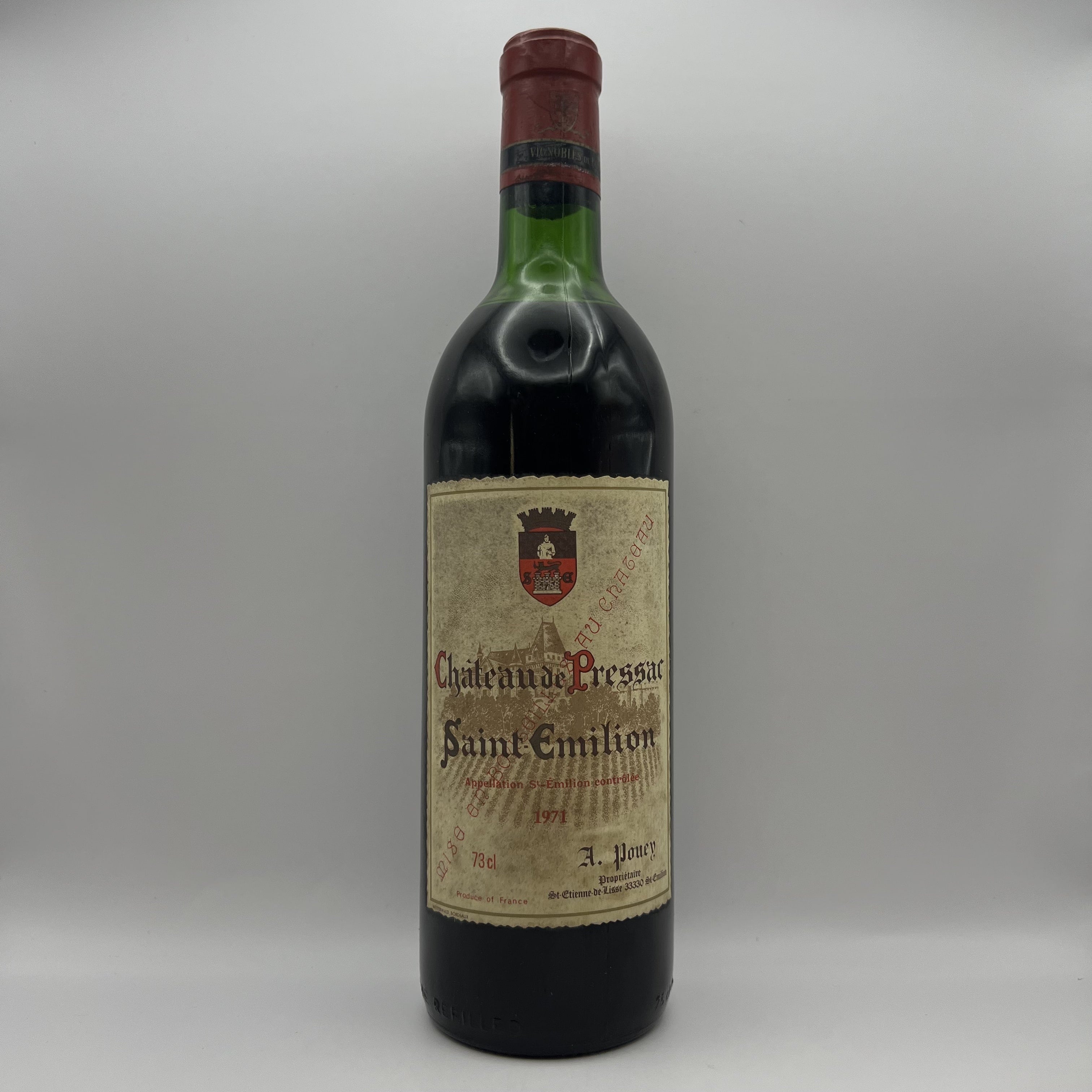 Chateau De Pressac 1971 Saint-Emilion